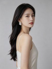 Korean tassel earrings
