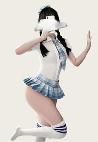 Sexy Senior Student Uniform Temptation