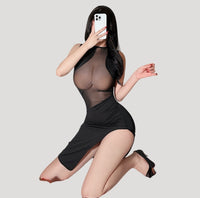 Sheer Seductive Sexy Bodycon Maxi Dress