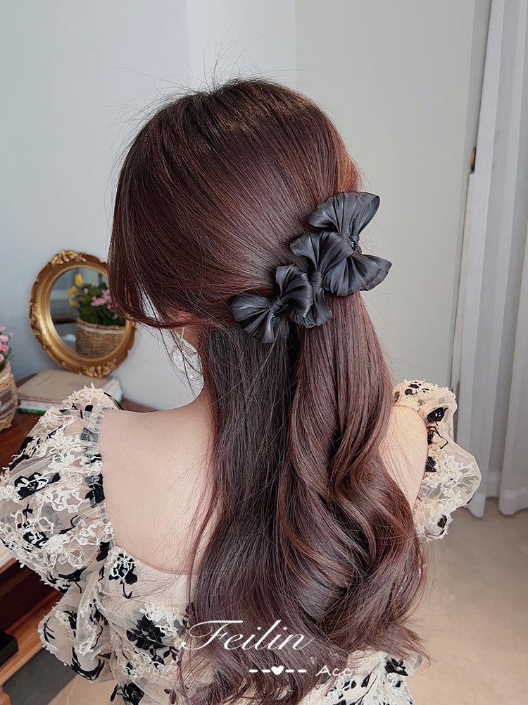 Korean-style Chic Bow Banana Clip