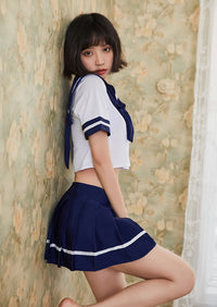 Japanese-Style School Uniform Set (Includes Student Socks)