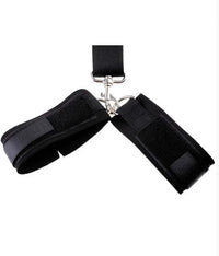 Bondage-style Reverse Handcuffs with Ball Gag