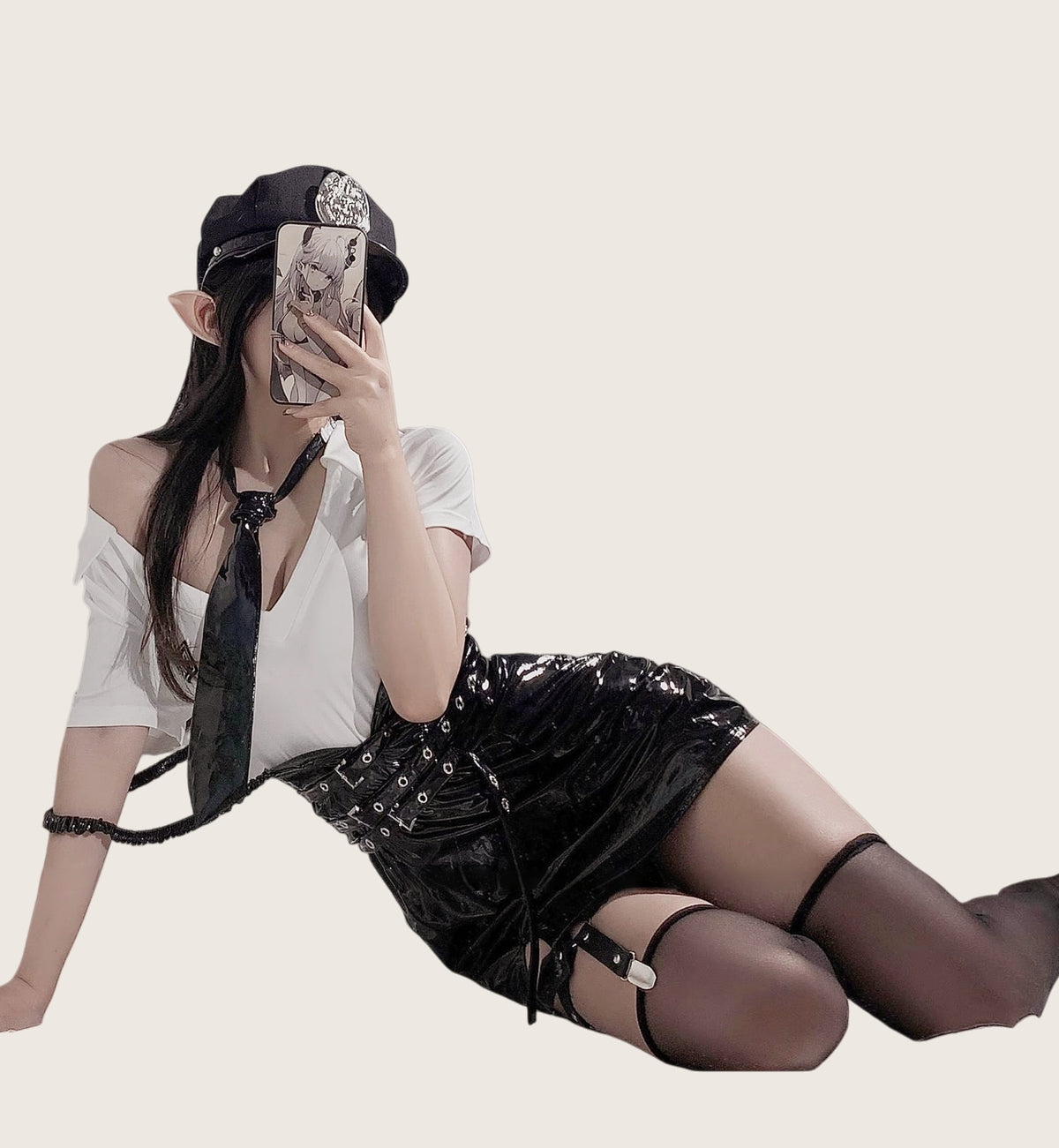 Bodycon Suspender Police-Inspired Costume