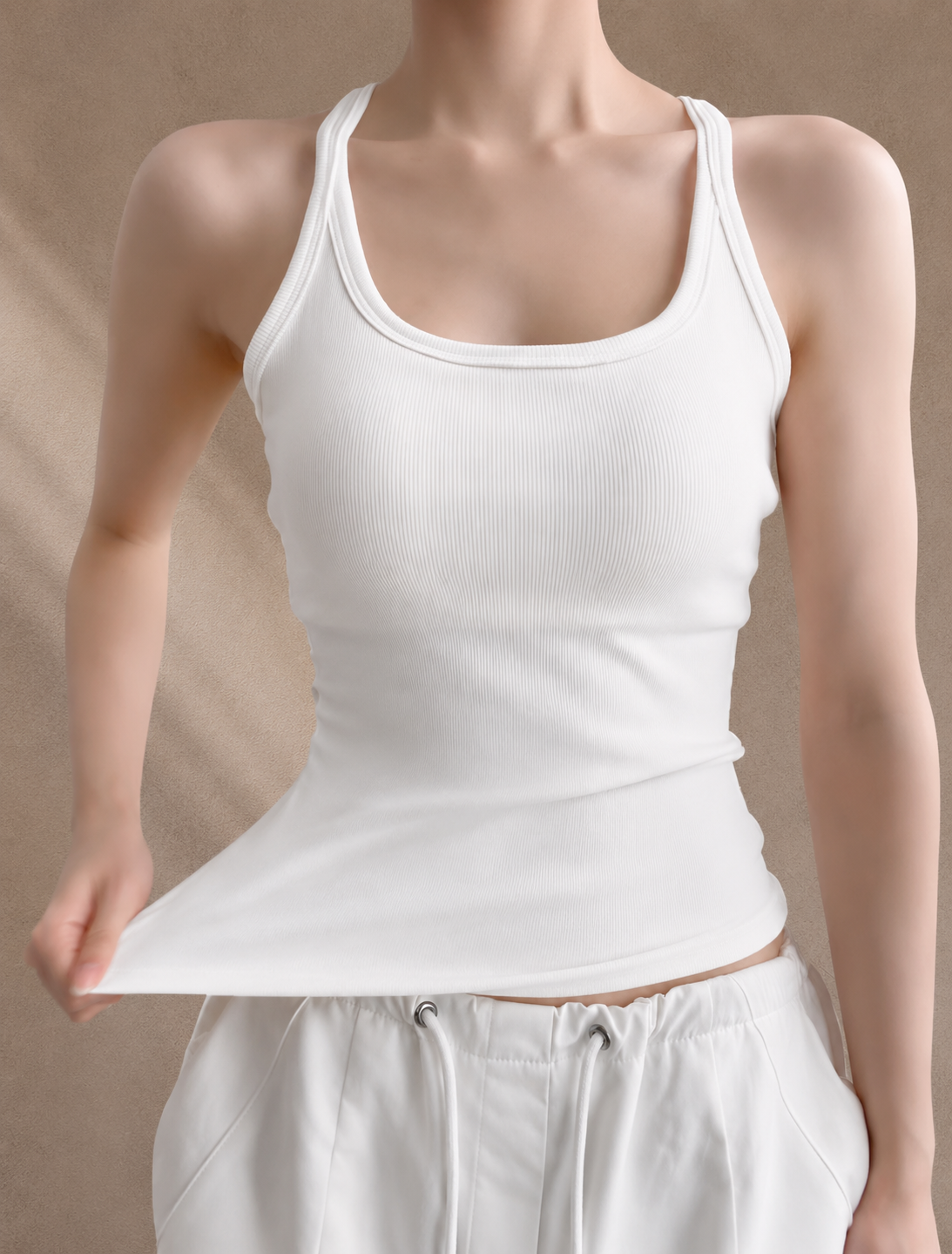 Built-In Bra Racerback Tank