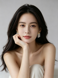 Korean tassel earrings