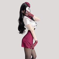 Flight Attendant-Inspired Sexy Costume