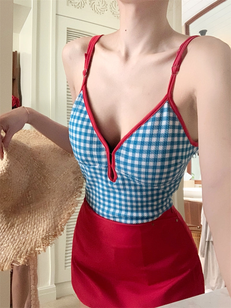 THAI BRAND APRILPOOLDAY-CLAUDIA'S FOREVER ONE(Red Mini Dress 2-Piece Set Included)