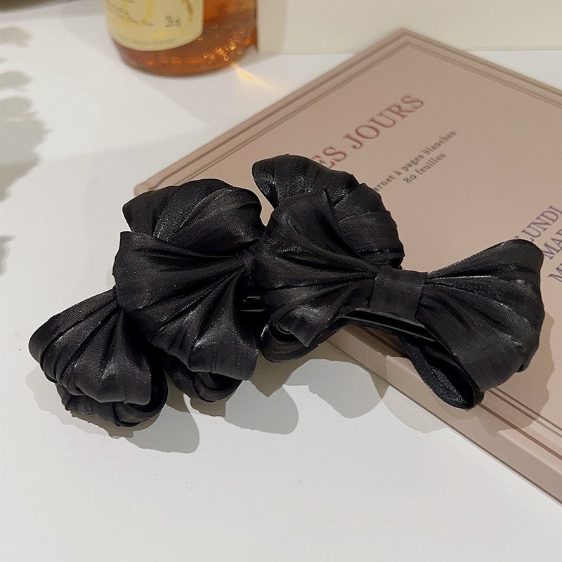 Korean-style Chic Bow Banana Clip