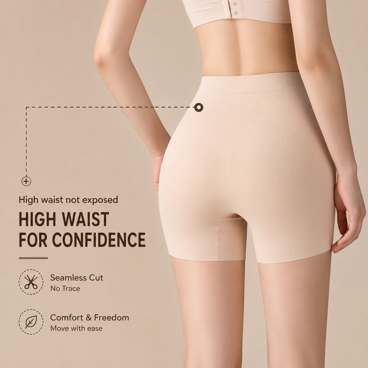 3-in-1 Tummy Control &amp; Butt Lifting Safety Shorts (2-Pack)