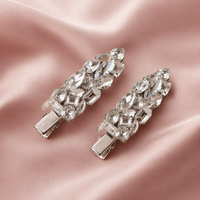 Korean-Inspired Crystal Bang Hair Clips