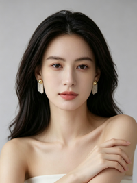 Korean tassel earrings