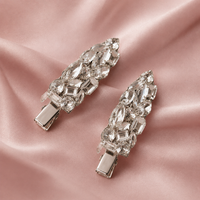 Korean-Inspired Crystal Bang Hair Clips