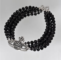 Luxurious Triple-layered Saturn Necklace