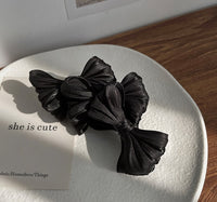 Korean-style Chic Bow Banana Clip
