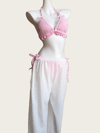 New Pink Bikini 3-Piece Set