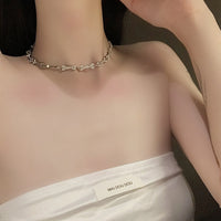 Luxury Double-layered Spicy Girl Collarbone necklace