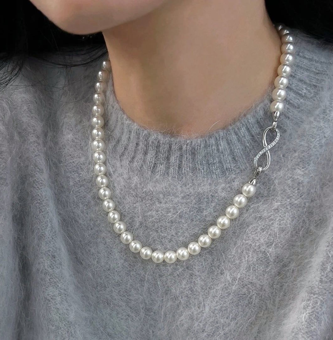 Swarovski Double-Layer Pearl Necklace