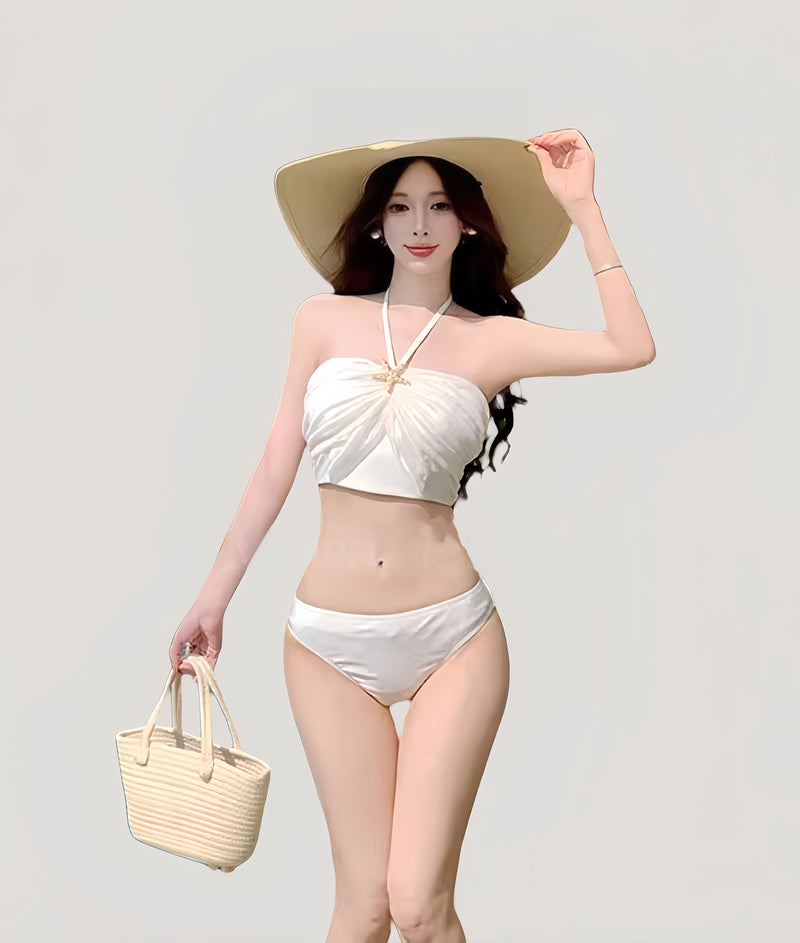 Fairy-Style Alluring 3-Piece Swimsuit Set