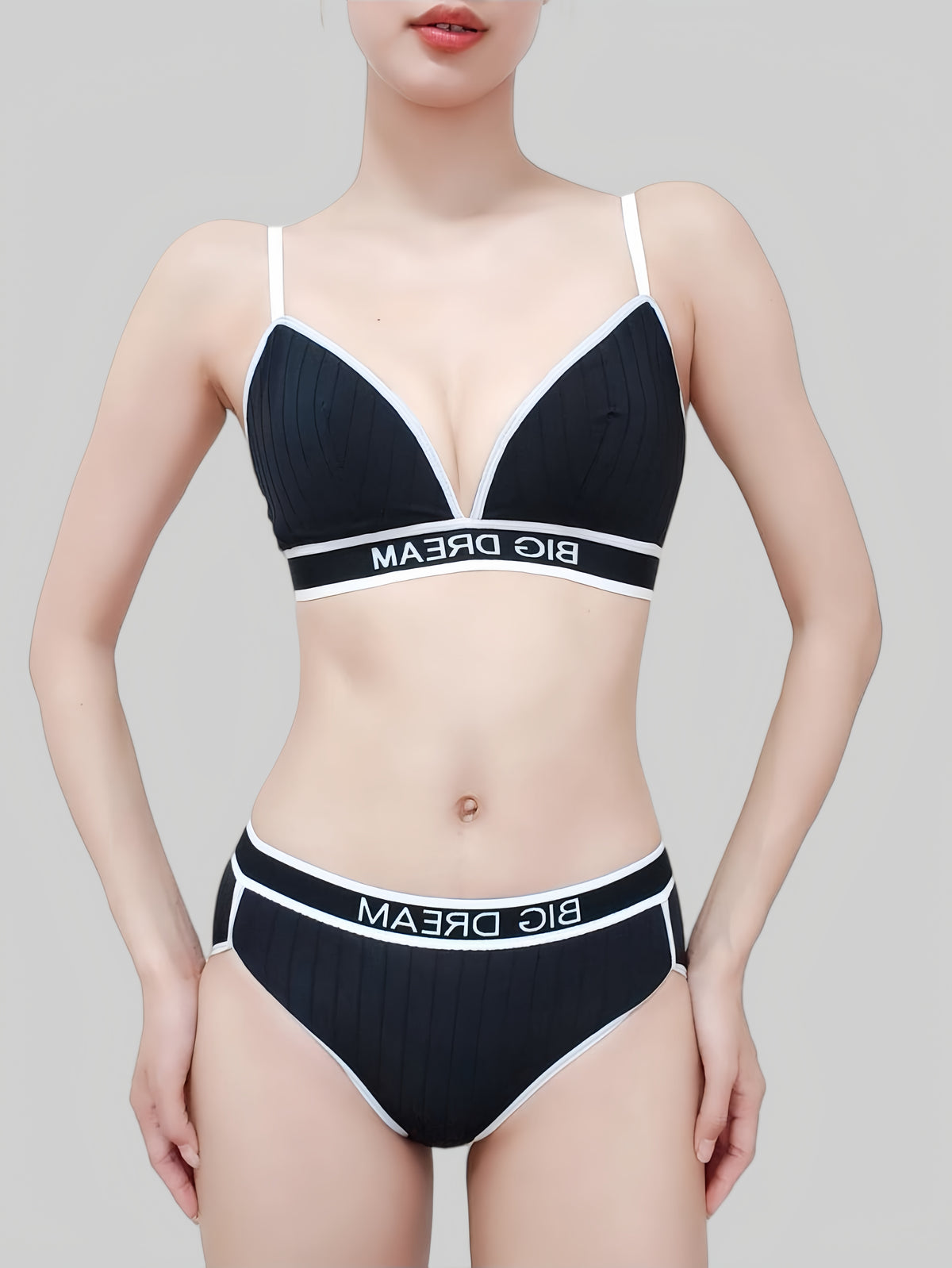 Small Bust Push-Up Triangle Cup Seamless Wireless Bra