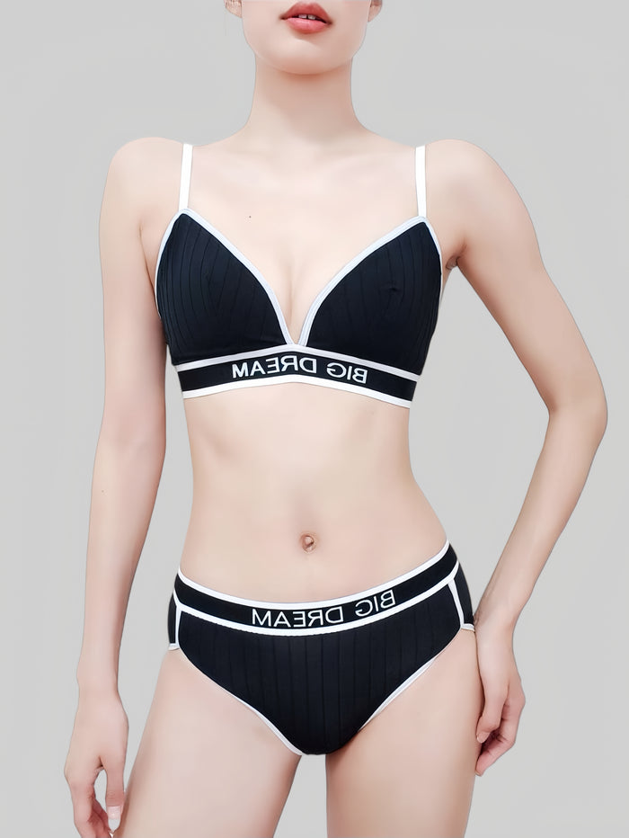 Small Bust Push-Up Triangle Cup Seamless Wireless Bra