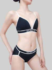 Small Bust Push-Up Triangle Cup Seamless Wireless Bra