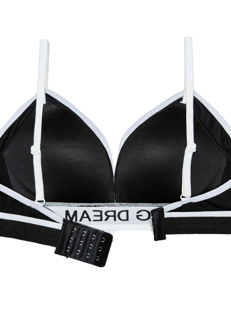 Small Bust Push-Up Triangle Cup Seamless Wireless Bra