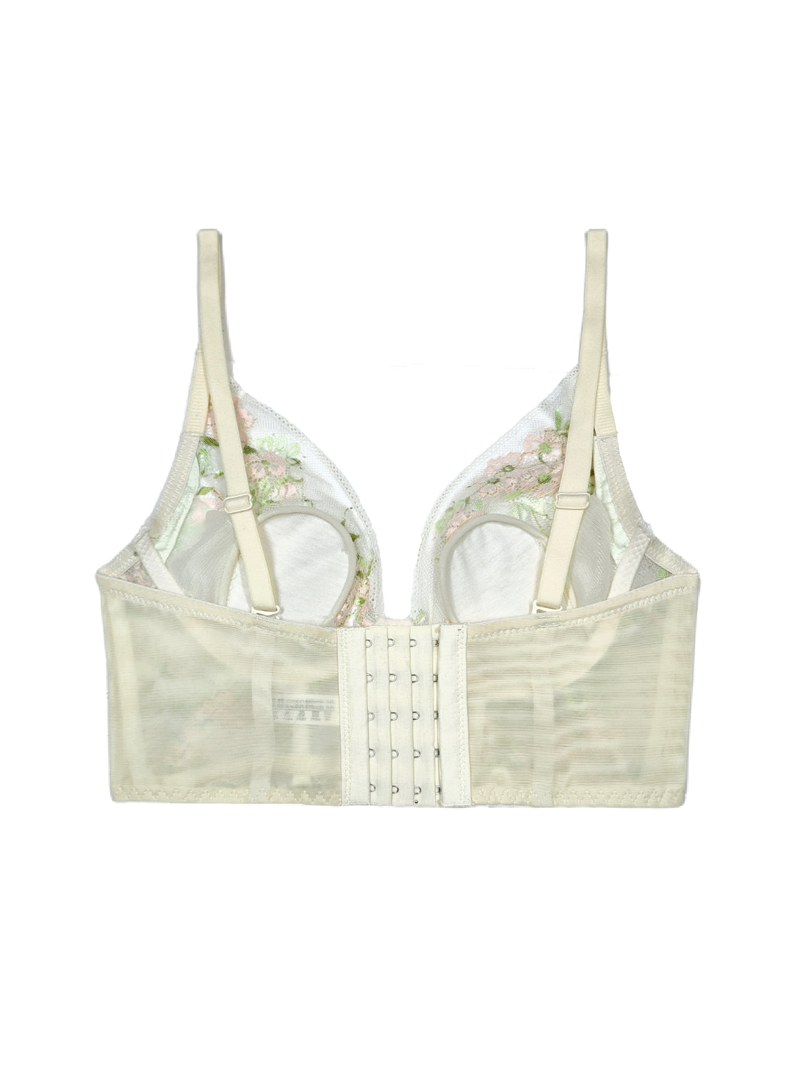 French-Style Sexy Sweet Non-Wired Bra with Latex Cups