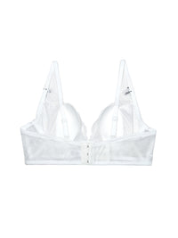 French Bunny Ear Crystal Cup Wireless Bra