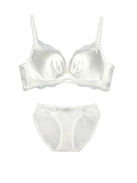 Lace Wireless Push-Up Bra for Small Busts