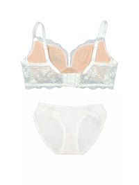 Lace Wireless Push-Up Bra for Small Busts