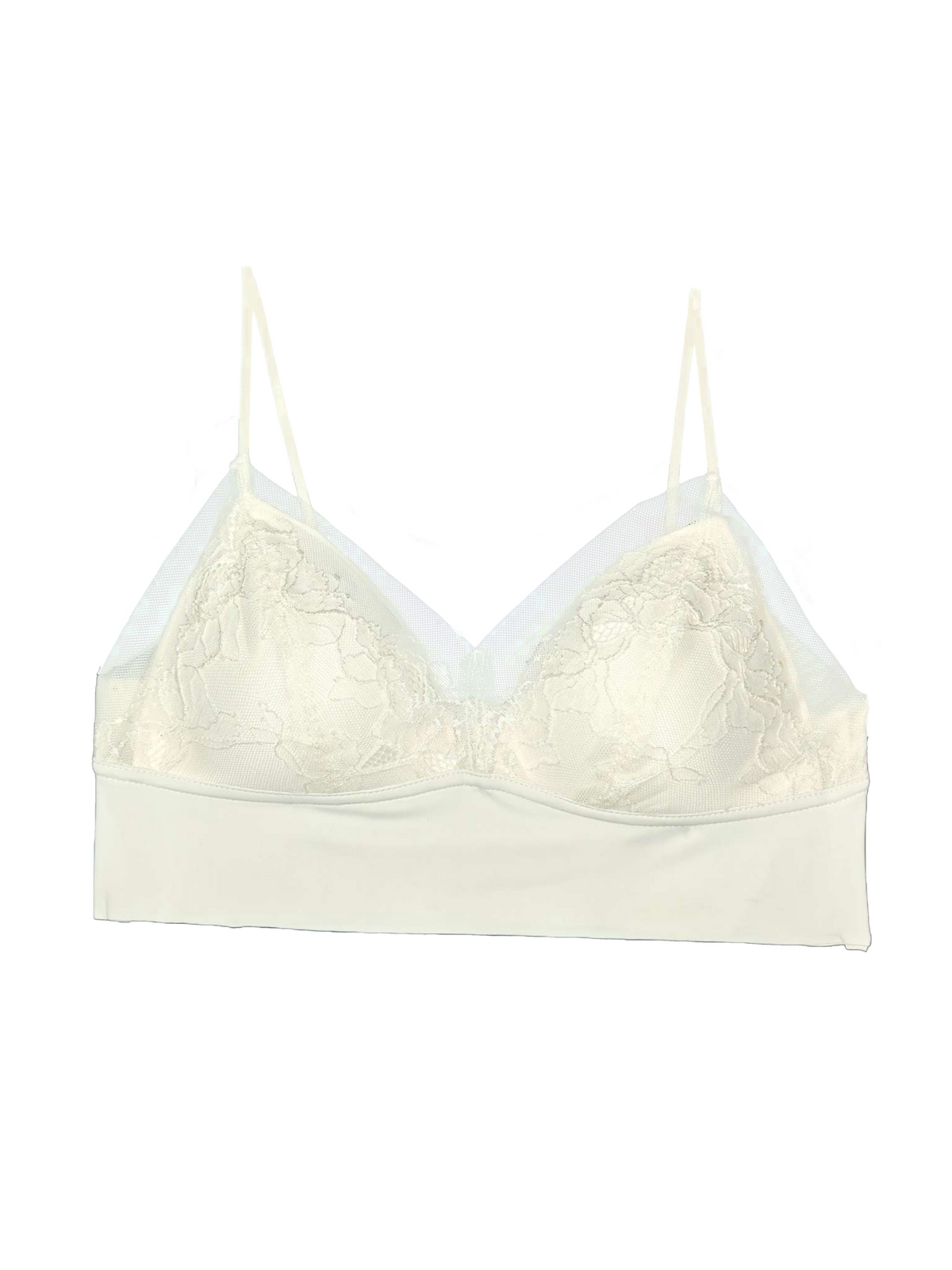 French Lace Latex Cotton Bra