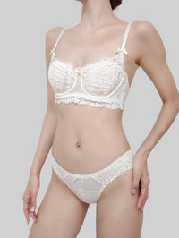 French Lace Lightweight Soft Underwire Bra