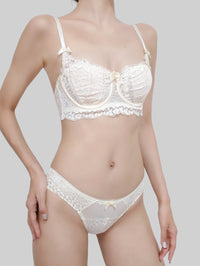 French Lace Lightweight Soft Underwire Bra
