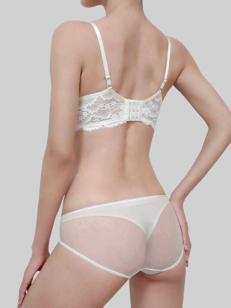 Lace Wireless Push-Up Bra for Petite Figures