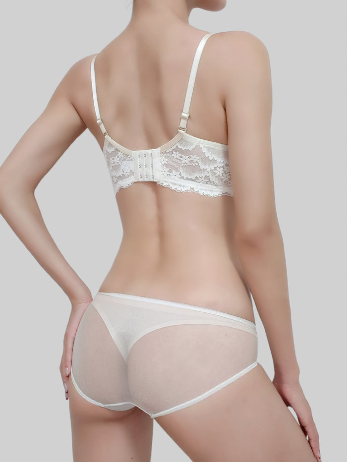 Lace Wireless Push-Up Bra for Petite Figures